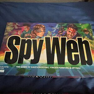 PARKER BROTHERS Spy Web Board Game Classic Family Strategy Game Ages 8 Up